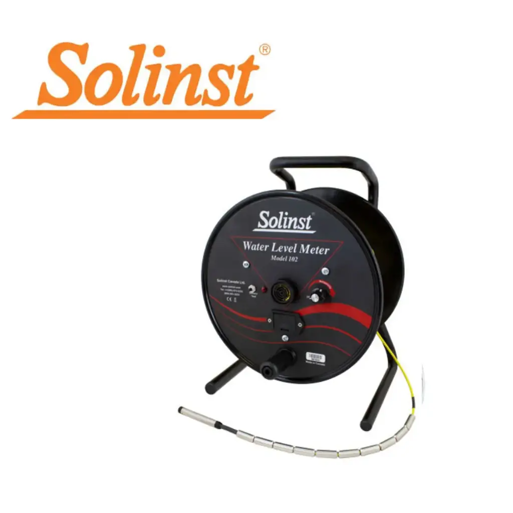 Solinst | Water Level Meter - Model 102 (Narrow Diameter) w/ 60 meter line & P10 Probe