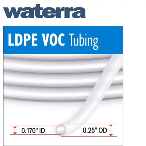 Tubing - Waterra (low-flow) LDPE - 100ft x 1/4"